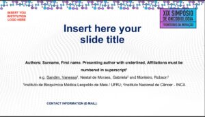 Template de apresentação